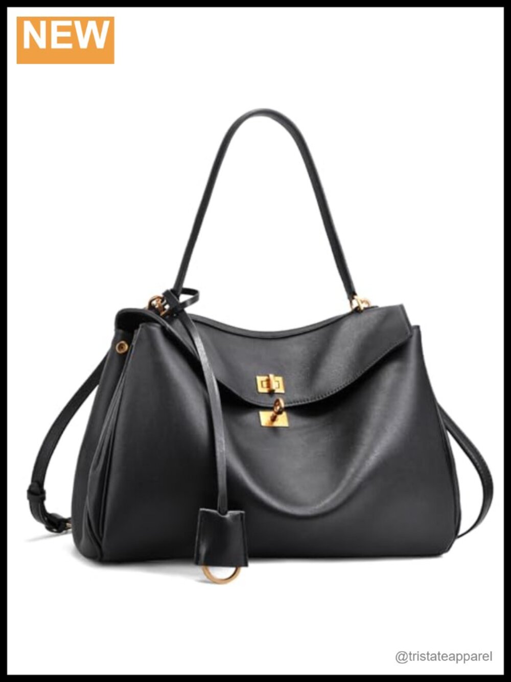 Genuine Leather Tote Bag for Women Top Handle Satchel Purse